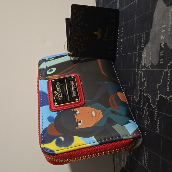 Loungefly Handbags - BNWT LoungeFly Disney Mulan Princess Zip around wallet